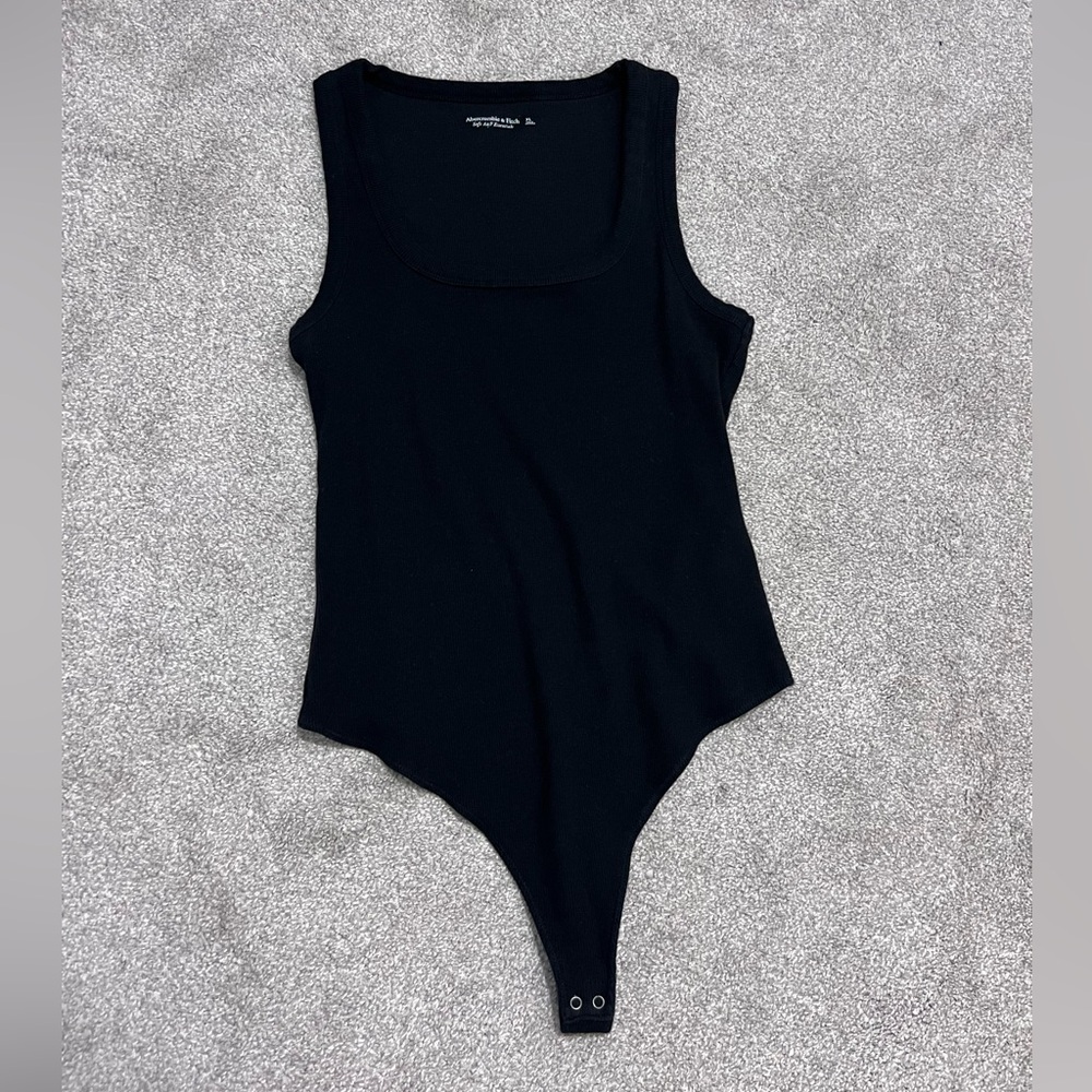 Abercrombie & Fitch Soft A&F Essentials Ribbed Tank Bodysuit XL
